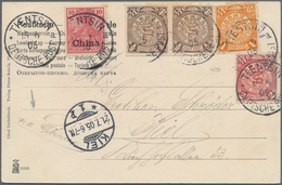 China - Fremde Postanstalten / Foreign Offices: Germany, 1905, 10 Pf. Tied "TIENTSIN 15/6 05" To Ppc - Andere & Zonder Classificatie