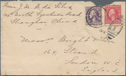 China - Fremde Postanstalten / Foreign Offices: 1901-19, US POST IN CHINA : Cover Bearing G. Washing - Andere & Zonder Classificatie