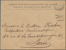 China - Besonderheiten: 1901, French Military Mail, Preprinted Envelope Of CEDC Originating From 're - Andere & Zonder Classificatie