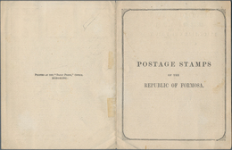 China - Taiwan (Formosa): Taiwan, Black Flag Republic, 1895, 30 C. 50 C. And 10 C. Perforated Ea. Us - Otros & Sin Clasificación