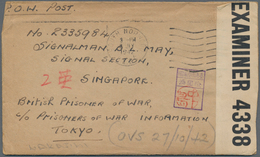 China - Taiwan (Formosa): 1942. Stampless Envelope (with Letter) Adddressed To 'Signalman A.L. May, - Other & Unclassified