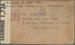 China - Taiwan (Formosa): 1943. Stampless Envelope Headed 'Service Des Prisonniers De Guerre' Adddre - Other & Unclassified