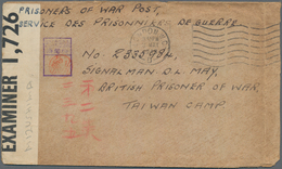 China - Taiwan (Formosa): 1943. Stampless Envelope Headed 'Service Des Prisonniers De Guerre' Adddre - Otros & Sin Clasificación