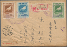 China - Volksrepublik: 1950, Registered Cover Addressed To Hong Kong, Bearing A Complete Set Of Mich - Other & Unclassified