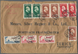 China - Volksrepublik: 1951, Airmail Envelope Addressed To Zurich, Switzerland Bearing The Airmail D - Other & Unclassified