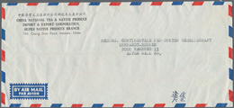 China - Volksrepublik: 1964/69, Airmail Envelope Addressed To Hamburg, West Germany, Bearing Michel - Other & Unclassified