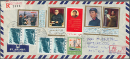 China - Volksrepublik: 1968, Five New Directives „experiences” 8 F. On Registered Cover Cancelled „P - Other & Unclassified