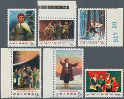 China - Volksrepublik: 1970, Taking Tiger Mountain (Revolutionary Opera), Two Set Of 6, Mint No Gum - Sonstige & Ohne Zuordnung