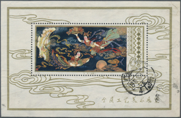 China - Volksrepublik: 1978/81, 5 Souvenir Sheets: Arts And Crafts, Highway Bridges, The Great Wall, - Sonstige & Ohne Zuordnung