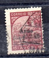 Sello  Nº A-6 Macao.- - Airmail