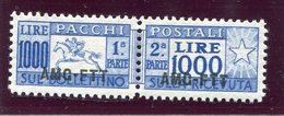 1954-TRIESTE- PACCHI P. CAVALLINO- 1 VAL.  M.N.H. LUXE !! - Postal And Consigned Parcels