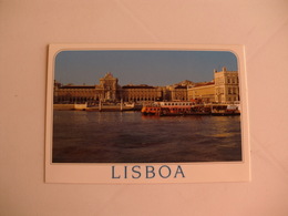 Postcard Postal Portugal Lisboa Praça Do Comércio Vista Do Tejo - Lisboa