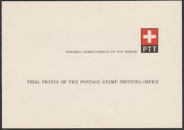 SWITZERLAND - Official Booklet Of Specimen Trial Prints (fish). Fine MNH ** - Markenheftchen