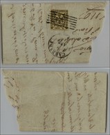 ANTICHI STATI - MODENA - 1852 - 15 Cent (3) - Parte Di Letterina Da Carrara(60+) - Other & Unclassified