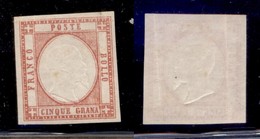 ANTICHI STATI - NAPOLI - 1861 - 5 Grana (21) - Gomma Originale - Due Leggere Pieghe Verticali - Other & Unclassified
