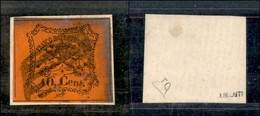 ANTICHI STATI - PONTIFICIO - 1867 - 10 Cent (17) - Usato Su Frammento - Ossidato In Angolo - Diena + Bolaffi (240) - Other & Unclassified