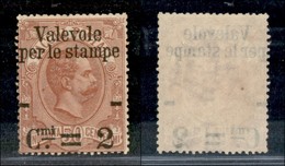 REGNO - REGNO - 1890 - 2 Cent Su 50 Cent Valevole Per Le Stampe (52) - Senza Gomma (50) - Other & Unclassified