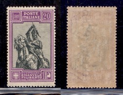 REGNO - REGNO - 1928 - 20 Lire Emanuele Filiberto (238) - Gomma Originale (80) - Altri & Non Classificati