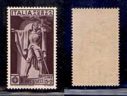 REGNO - REGNO - 1930 - 5 + 2 Lire Ferrucci (20 Aerea) - Gomma Integra (50) - Sonstige & Ohne Zuordnung