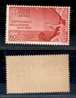 REGNO - REGNO - 1935 - 60 Cent Bellini (92 Aerea) - Gomma Integra (50) - Andere & Zonder Classificatie