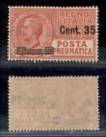 REGNO - REGNO - 1927 - 35 Cent Su 40 Cent Posta Pneumatica (11) - Gomma Integra (65) - Altri & Non Classificati