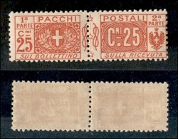 REGNO - REGNO - 1914 - 25 Cent Pacchi Postali (10) - Gomma Integra (90) - Otros & Sin Clasificación