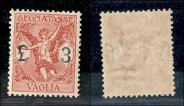 REGNO - REGNO - 1924 - 3 Lire Segnatasse Vaglia (6) - Gomma Originale - Invisibile Traccia Di Linguella (60) - Otros & Sin Clasificación