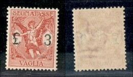 REGNO - REGNO - 1924 - 3 Lire Segnatasse Vaglia (6) - Gomma Originale - Invisibile Traccia Di Linguella (60) - Andere & Zonder Classificatie