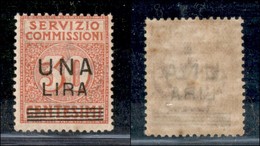 REGNO - REGNO - 1925 - 1 Lira Su 30 Cent Servizio Commissioni (4) - Gomma Integra (75) - Other & Unclassified