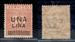 REGNO - REGNO - 1925 - 1 Lira Su 30 Cent Servizio Commissioni (4) - Gomma Integra (75) - Andere & Zonder Classificatie