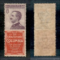 REGNO - REGNO - 1924 - 50 Cent Columbia (11) - Gomma Integra (100) - Other & Unclassified