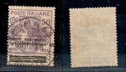 REGNO - REGNO - 1924 - 50 Cent Soprastampato (74 - Parastatali) - Usato (70) - Other & Unclassified