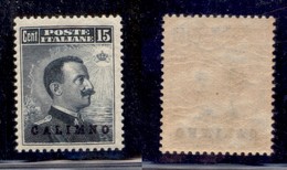 COLONIE - EGEO - Calino - 1912 - 15 Cent Michetti (4) - Gomma Integra (175) - Other & Unclassified