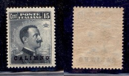 COLONIE - EGEO - Calino - 1912 - 15 Cent Michetti (4) - Gomma Integra (175) - Sonstige & Ohne Zuordnung