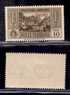 COLONIE - EGEO - Calino - 1932 - 10 Cent Garibaldi (17) - Gomma Integra (65) - Autres & Non Classés