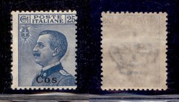 COLONIE - EGEO - Coo - 1912 - 25 Cent Michetti (5) - Gomma Integra (150) - Autres & Non Classés