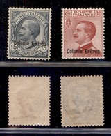 COLONIE - ERITREA - 1918/1920 - Soprastampati (47/48) - Serie Completa - Gomma Integra (150) - Autres & Non Classés