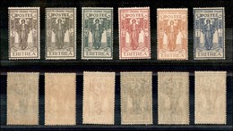 COLONIE - ERITREA - 1926 - Pro Istituto Coloniale (107/112) - Serie Completa - Gomma Integra (20) - Other & Unclassified