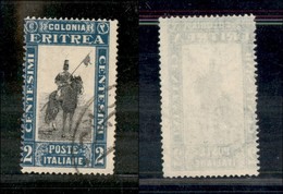 COLONIE - ERITREA - 1930 - 2 Cent Soggetti Africani(155) - Usato (35) - Sonstige & Ohne Zuordnung