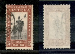 COLONIE - ERITREA - 1930 - 35 Cent Soggetti Africani (160) - Usato (55) - Altri & Non Classificati