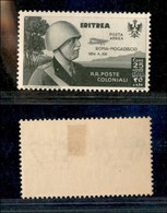 COLONIE - ERITREA - 1934 - 25 + 10 Cent Volo Roma Mogadiscio (7 Aerea) - Gomma Originale (20) - Autres & Non Classés
