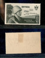 COLONIE - ERITREA - 1934 - 25 + 10 Cent Volo Roma Mogadiscio (7 Aerea) - Gomma Originale (20) - Other & Unclassified