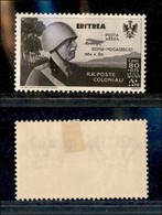 COLONIE - ERITREA - 1934 - 80 + 15 Cent Volo Roma Mogadiscio (10 Aerea) - Gomma Originale (20) - Autres & Non Classés