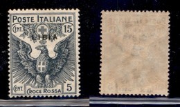 COLONIE - LIBIA - 1915 - 15 + 5 Cent Croce Rossa (14) - Gomma Originale (62) - Andere & Zonder Classificatie