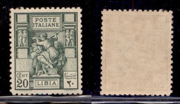 COLONIE - LIBIA - 1923 - 20 Cent Sibilla (54) - Gomma Originale (100) - Andere & Zonder Classificatie