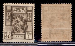 COLONIE - LIBIA - 1926 - 40 Cent Sibilla (55) - Gomma Integra (150) - Sonstige & Ohne Zuordnung