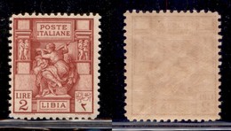 COLONIE - LIBIA - 1929 - 2 Lire Sibilla (57) - Gomma Integra (65) - Sonstige & Ohne Zuordnung