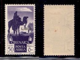 COLONIE - LIBIA - 1936 - 50 Cent Posta Aerea (27) - Gomma Originale (70) - Sonstige & Ohne Zuordnung