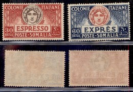 COLONIE - SOMALIA - 1924 - Espressi (3/4) - Serie Completa - Gomma Integra (100) - Sonstige & Ohne Zuordnung