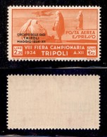 COLONIE - TRIPOLITANIA - 1934 - 2.25 Lire Espresso Aereo Circuito Delle Oasi (39 Aerea) - Gomma Originale (50) - Other & Unclassified